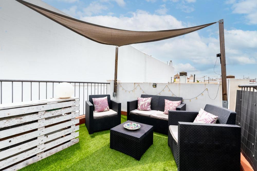 Alf8 Apartamento En Triana Con Dos Terrazas Siviglia Esterno foto