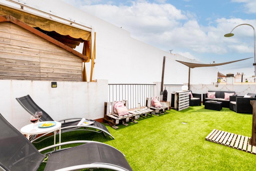 Alf8 Apartamento En Triana Con Dos Terrazas Siviglia Esterno foto